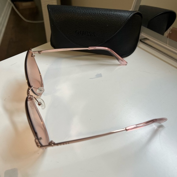 Rose gold cat eye sunglasses - Picture 5 of 11